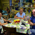 Lois Sandberg along with Sandy and Bob Boehm